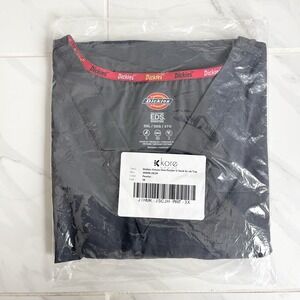 Dickies Banfield Pet Hospital Scrub Top Medical Gray Unisex Size 3X NEW
